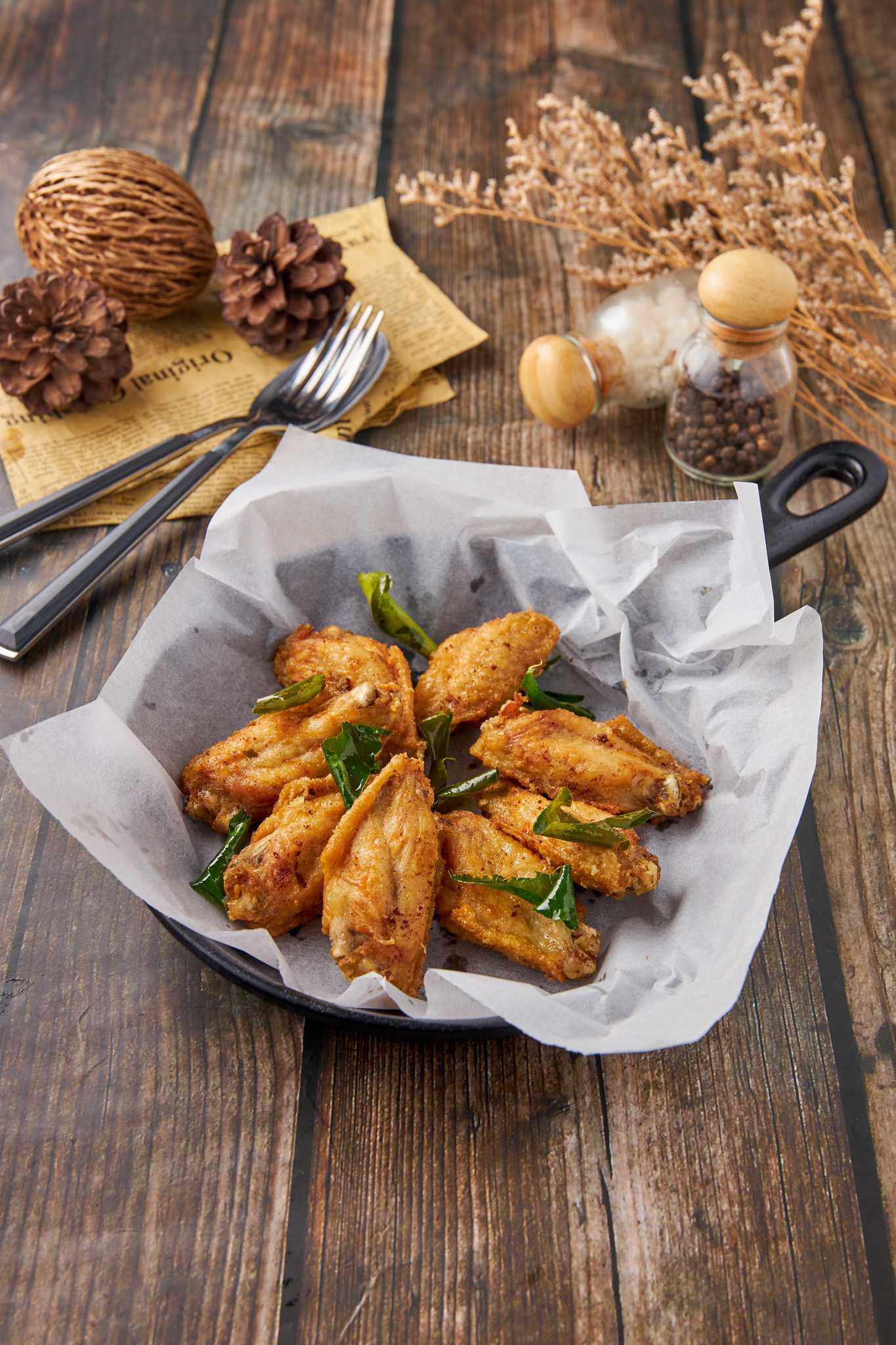 ปีกไก่ทอดเกลือ