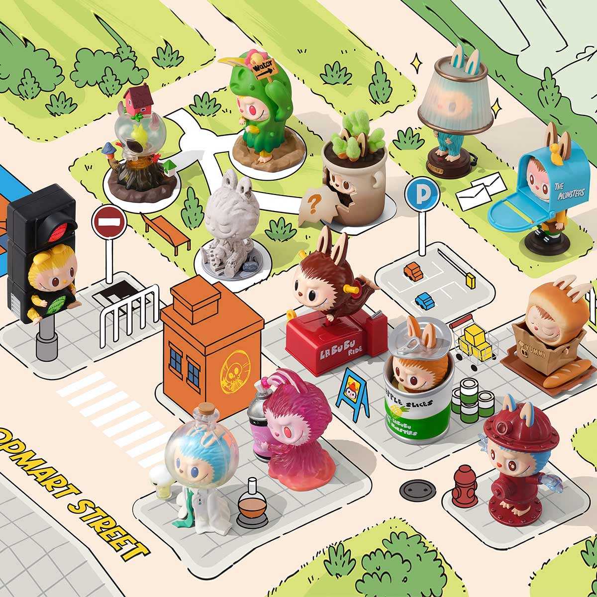 POP MATR - THE MONSTERS Almost Hidden Series Figures