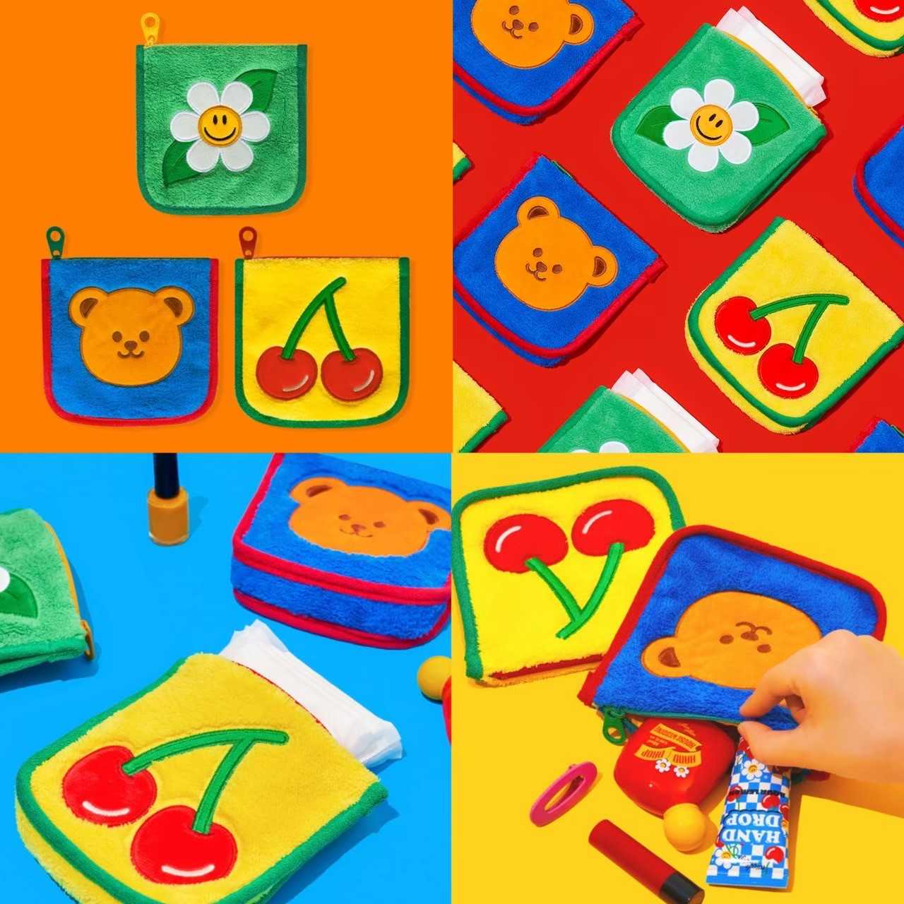 🌈 Wiggle Wiggle ของแท้ 💯 กระเป๋า Pad Pouch ใส่แอร์พอต กระเป๋าใส่หูฟัง เหรียญ สตางค์ เครื่องสำอางค์