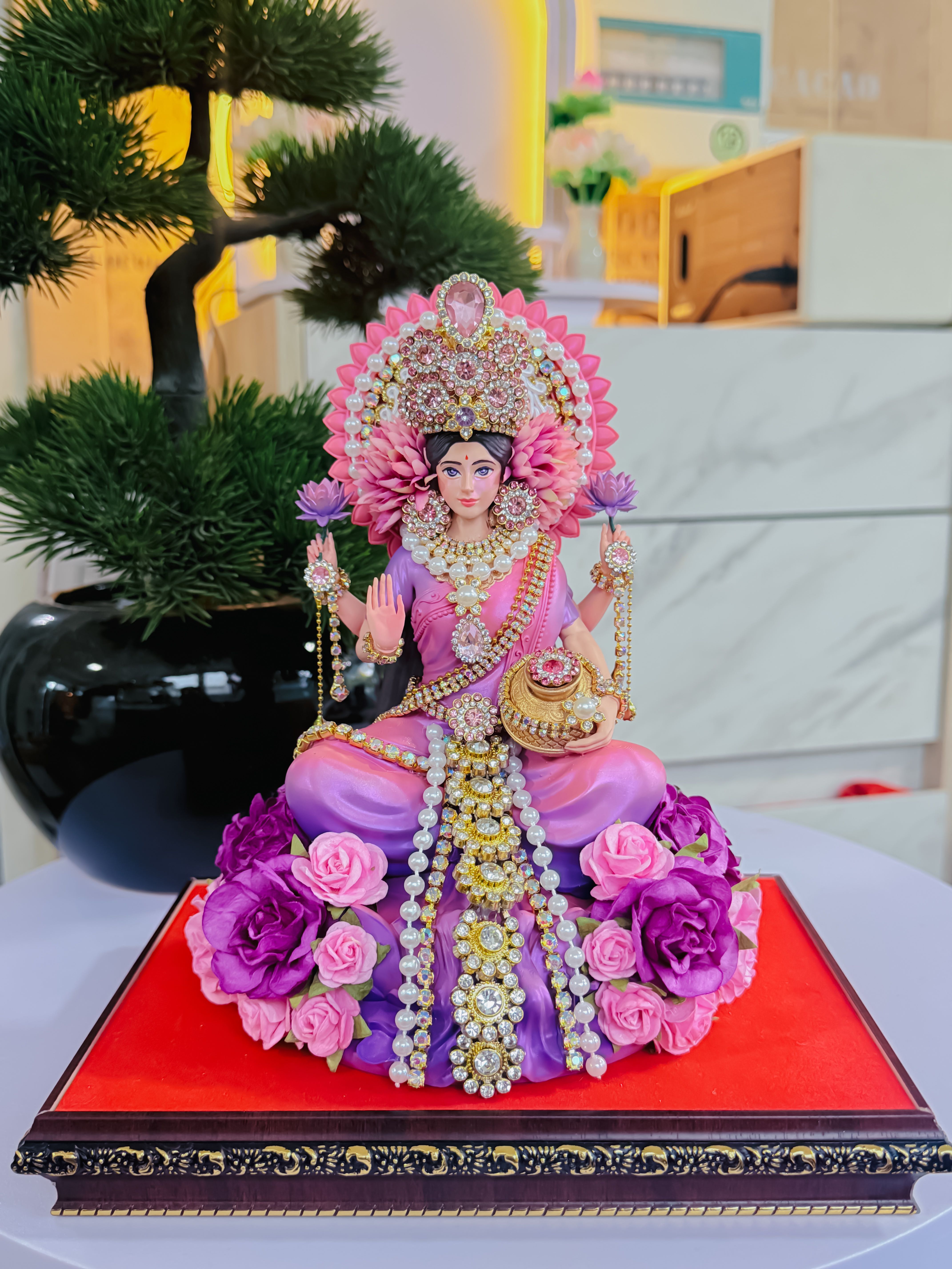 พระแม่ลักษมี(พาสเทล)ปริ้น3D