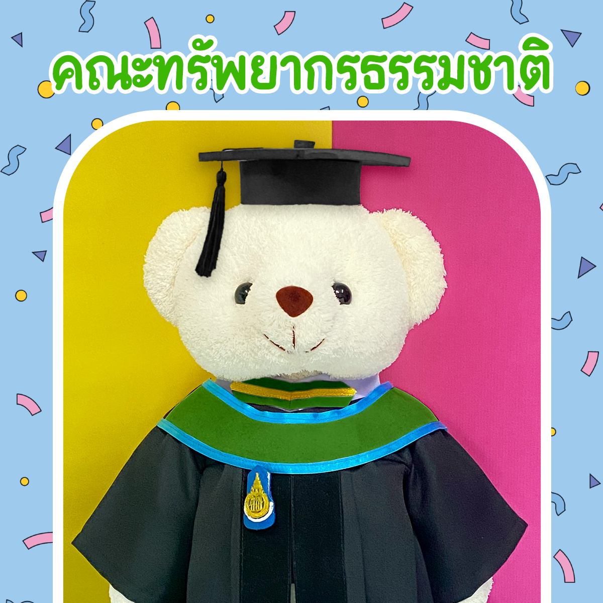 ตุ๊กตาหมีชุดครุย ม.สงขลา คณะทรัพยากรธรรมชาติ