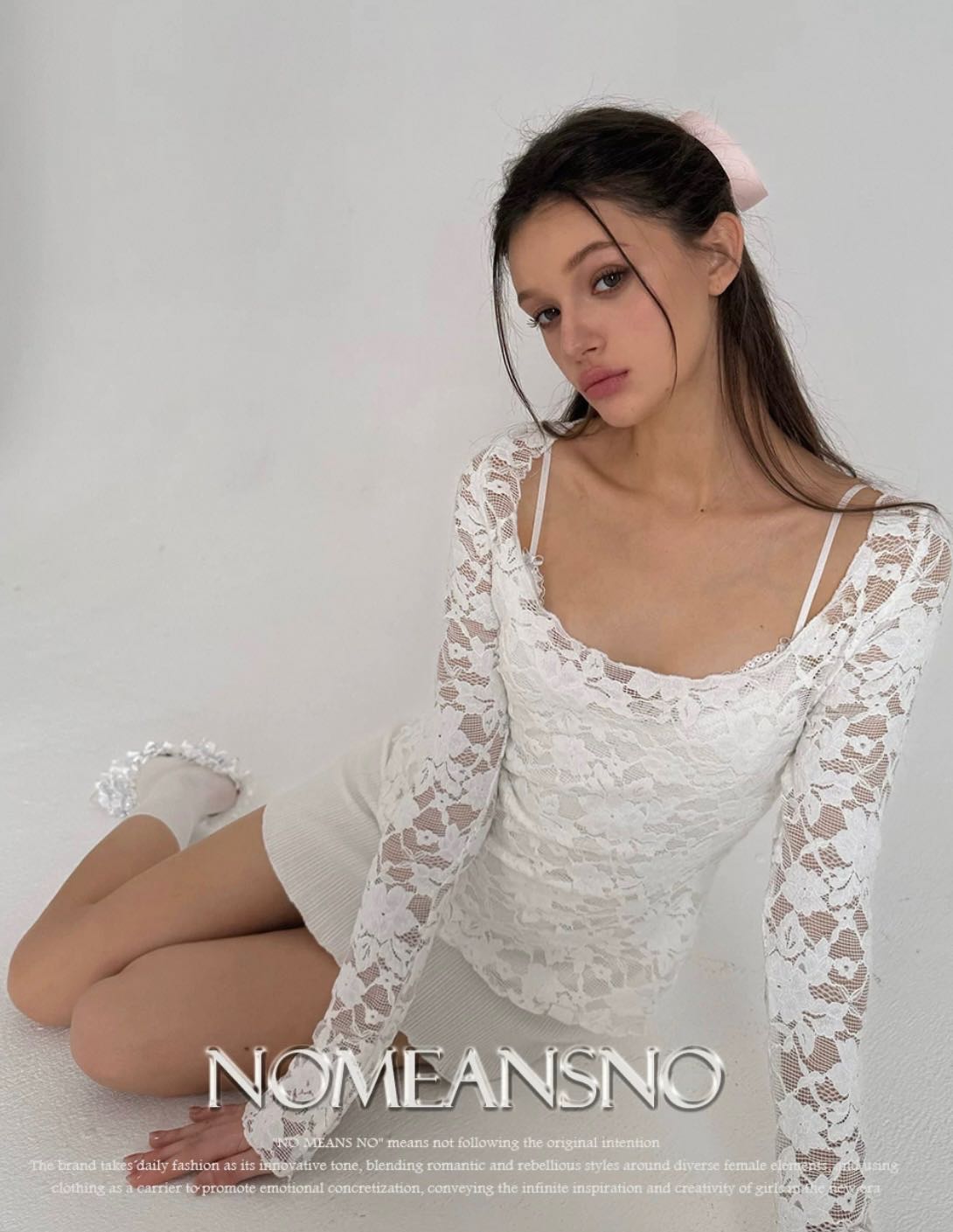 No means no lace top