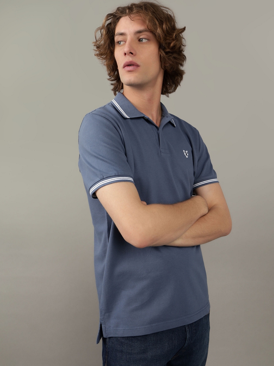 เสื้อยืด ผู้ชาย P-SS PIQUE NOVELTY TIPPING POLO - INTL ( 017-9152-451 )