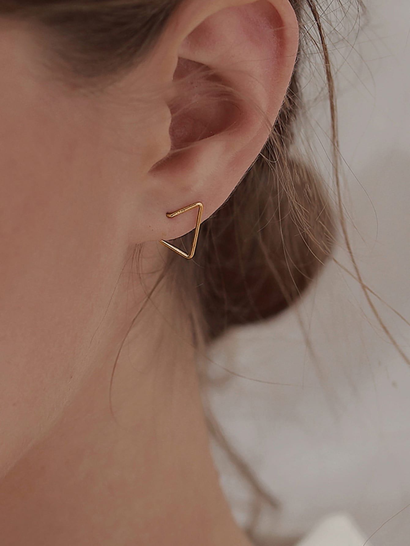 metal minimal earring