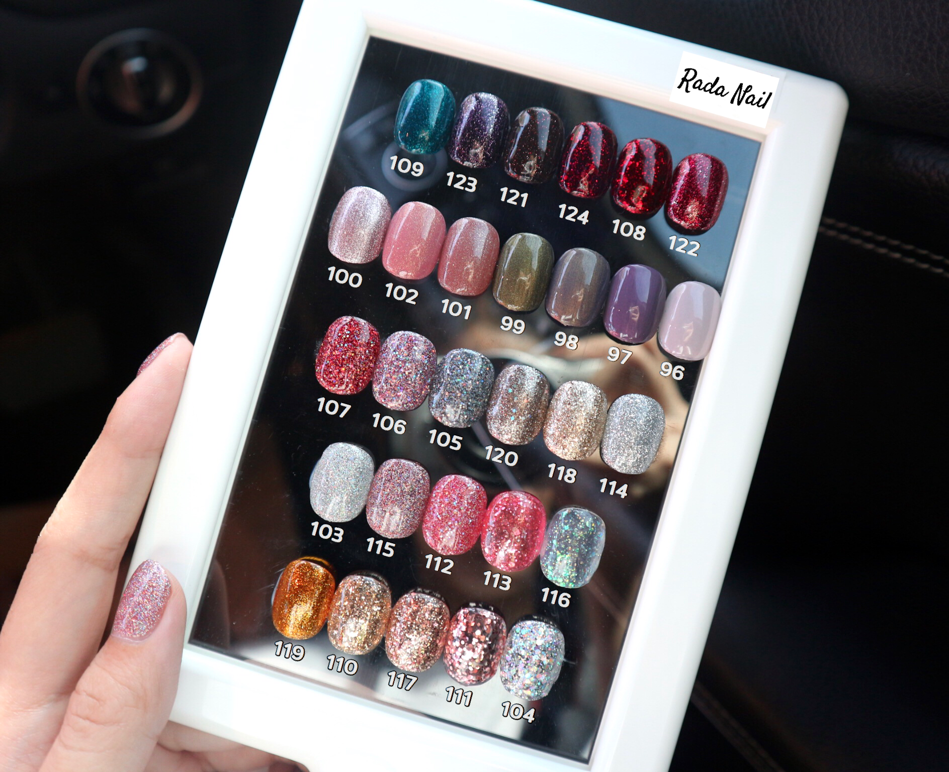 Rada Nail สีเจลแบบอบ (เบอร์ 121-124)