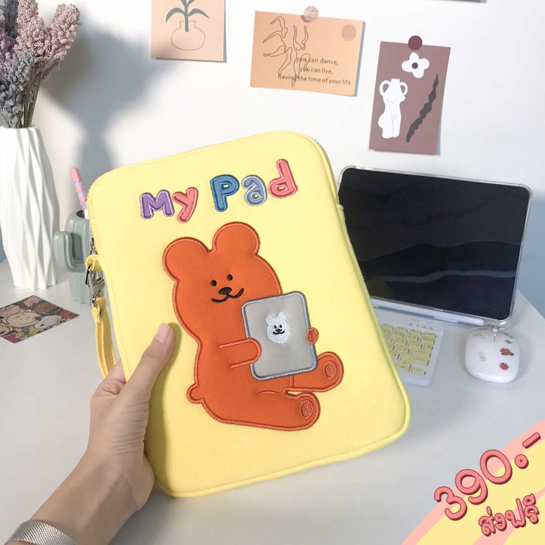 Mypad Cute Bag 11 inch 🎒  กระเป๋าMypad ใส่ไอแพด Ipad Pouch Bag ขนาด 11 นิ้ว . ♥