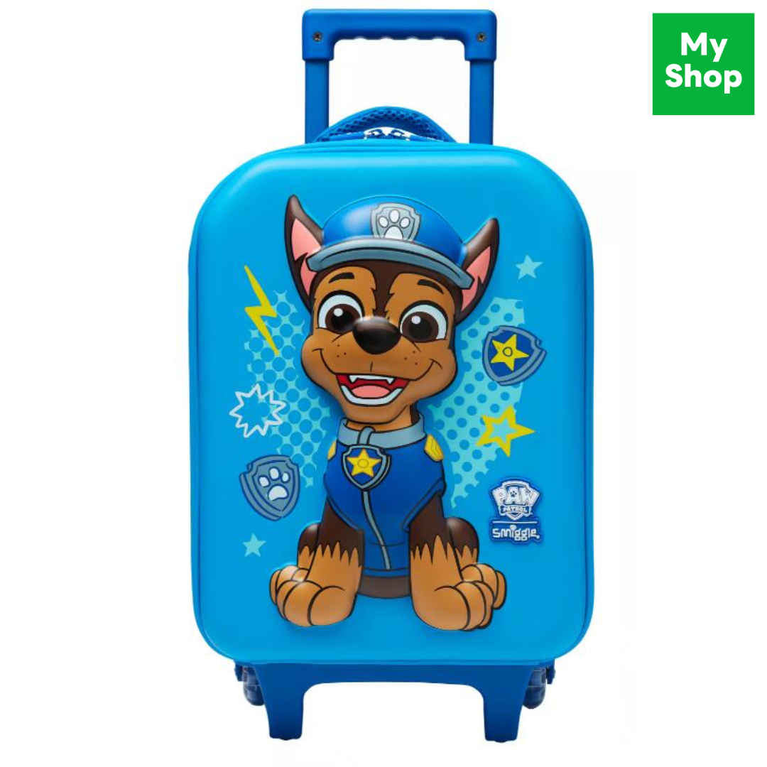 พร้อมส่งในไทย🎉 Smiggle ล้อลาก14นิ้ว ลายPawฟ้า Trolley Backpack 14inch. ของแท้✔