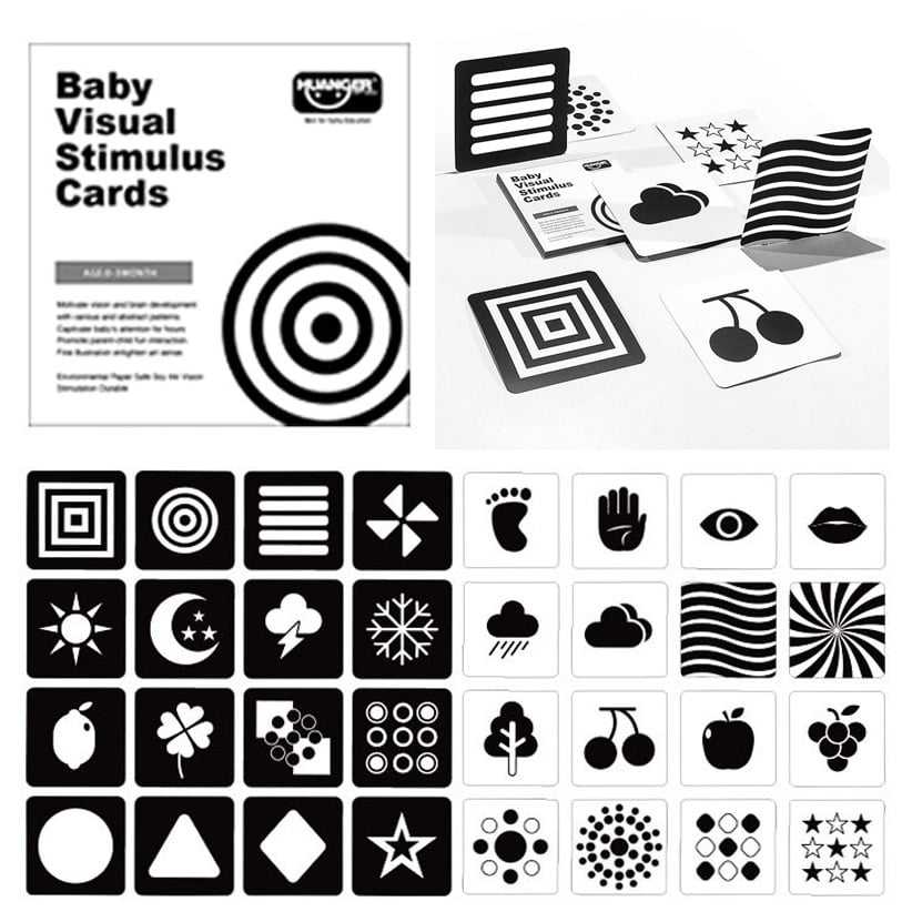 แฟลชการ์ด(Flash Cards) : ขาว-ดำ