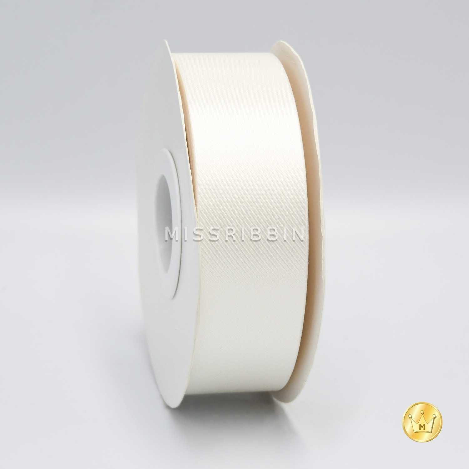 ริบบิ้นผ้าต่วน (สี 805) ม้วนยาว 50/200หลา ขนาด 12 15 21 30 40 50 60มม.