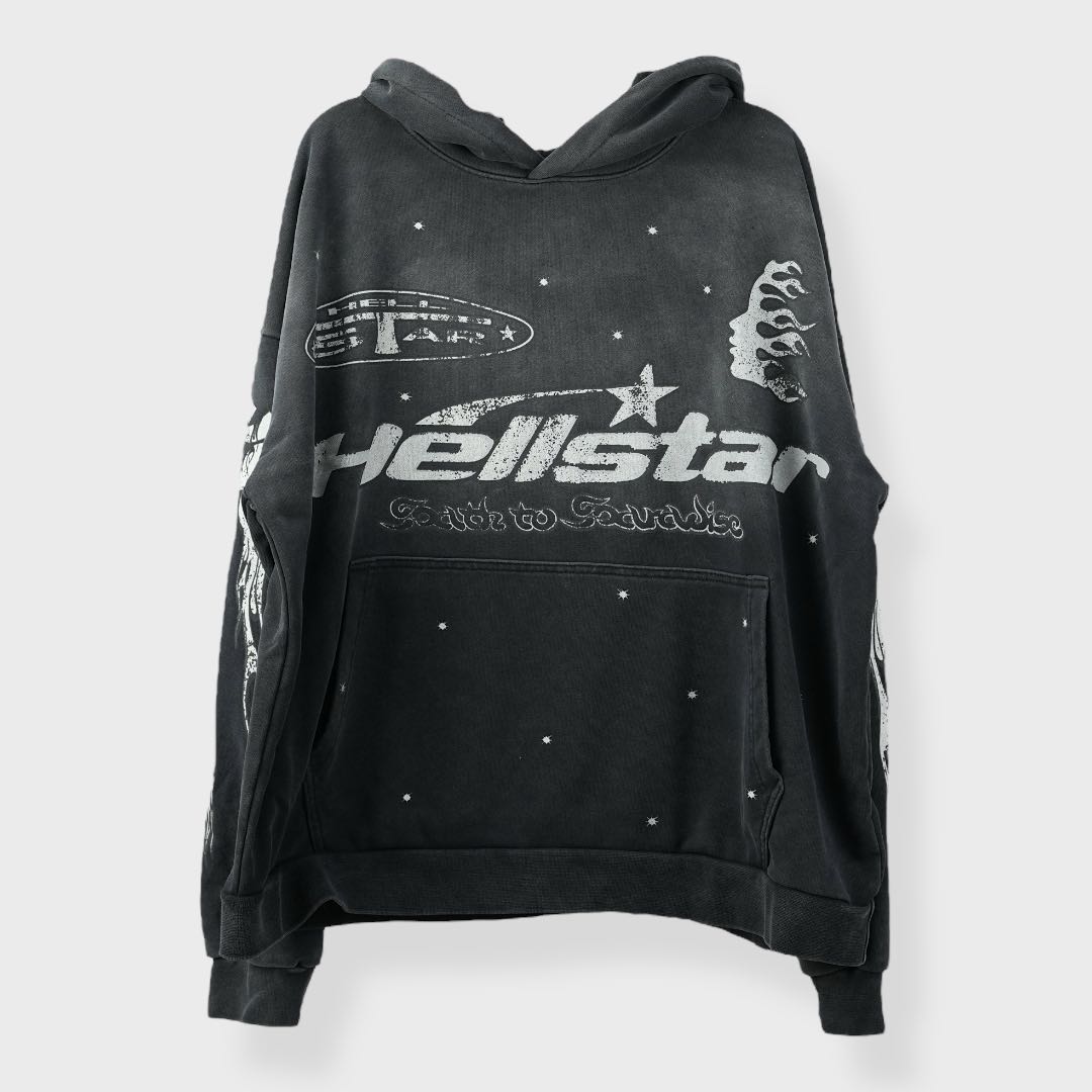 HELLSTAR ”BLACK PULLOVER“ HOODIE