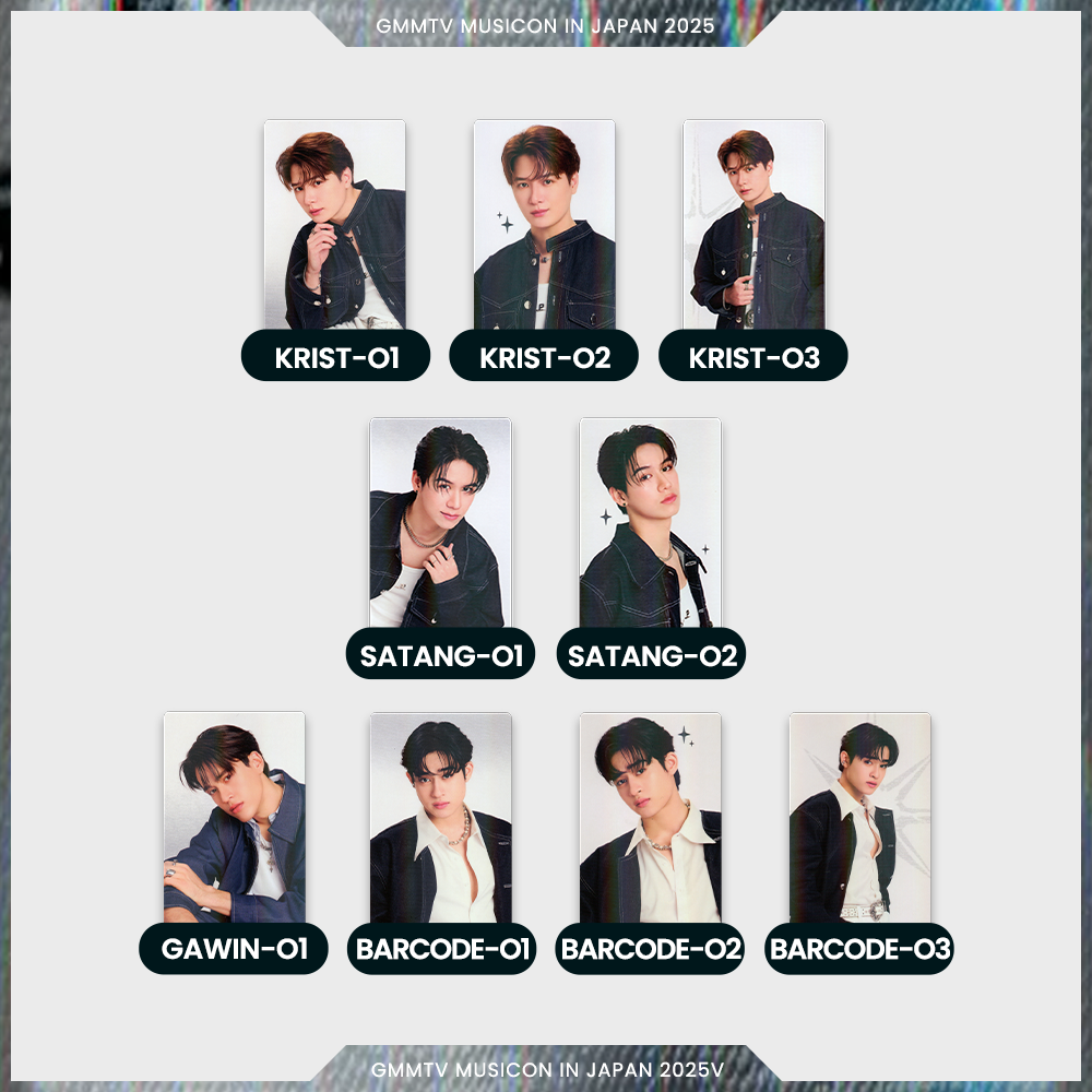 GMMTV Random Cards - Musicon Japan - O