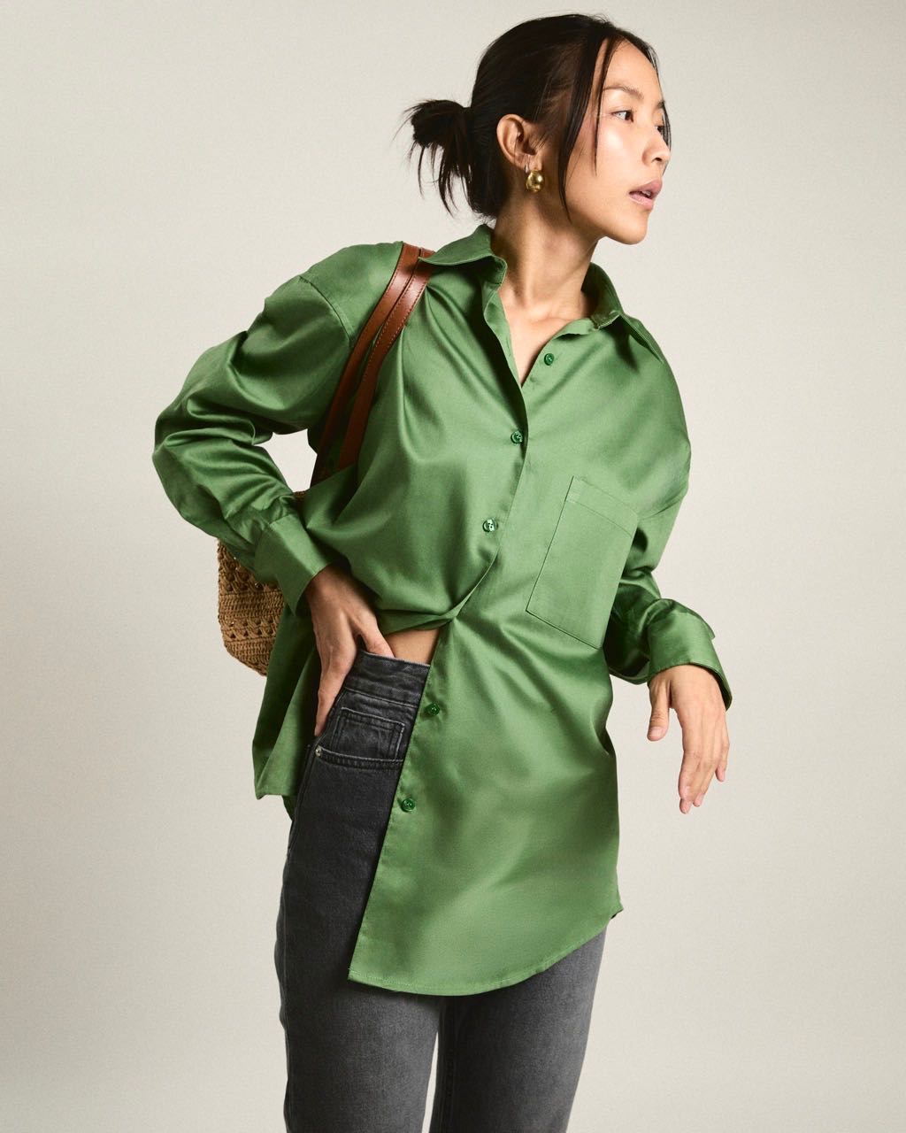 AMR DE SAISON ( AIMER ) - Oversized Shirt (Poplin)
