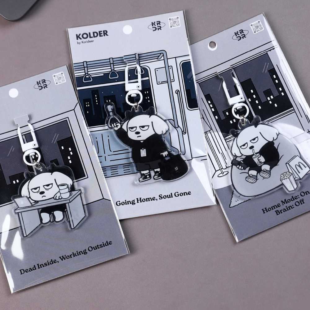 Overwork Acrylic Keychain