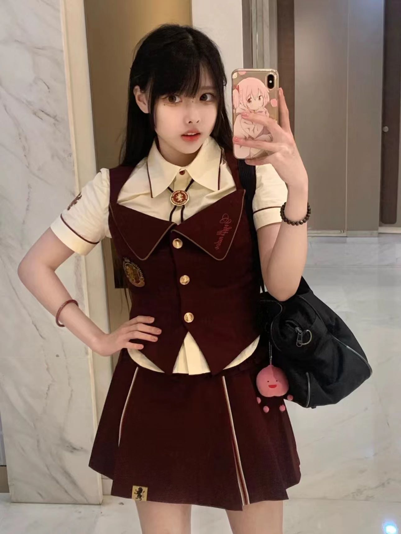 (พร้อมส่งแดงL) Kyouko x Harry Potter vest 2024 college preppy style เสื้อกั๊กแฮร์รี่ พอตเตอร์ แท้