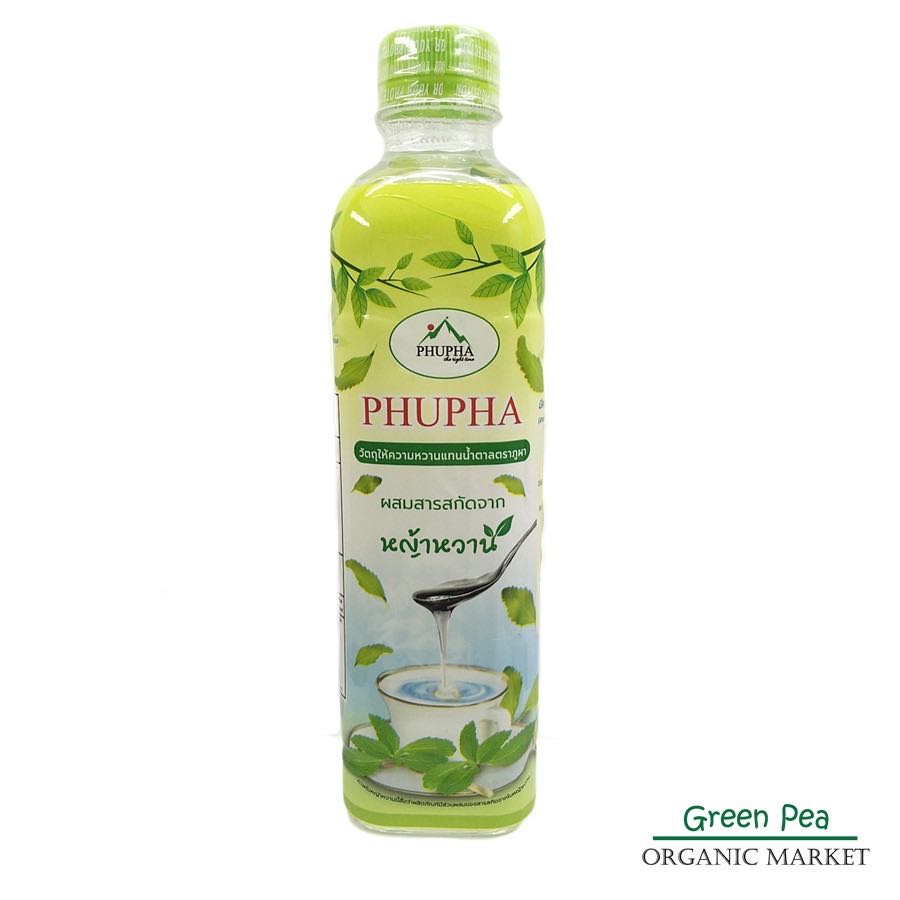 น้ำหญ้าหวาน [Keto] 500ml. ตราภูผา Phupha ใช้แทนน้ำตาล อาหารยอดฮิต