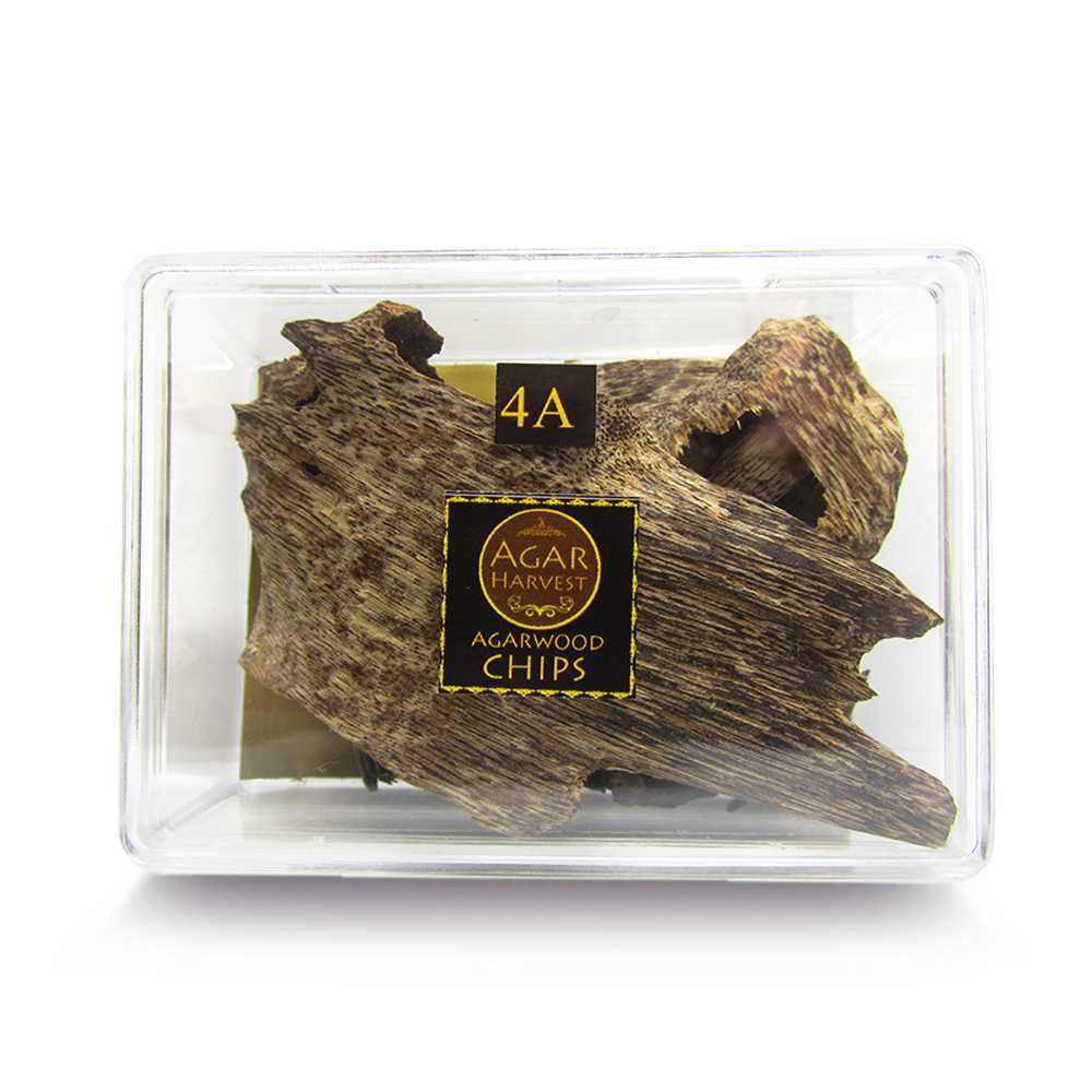 ไม้หอม อโรม่า ไม้หอมมงคล ไม้กฤษณา แท้  100% Agarwood Chips (Excellence Grade 4A หอม Premium) 10 กรัม