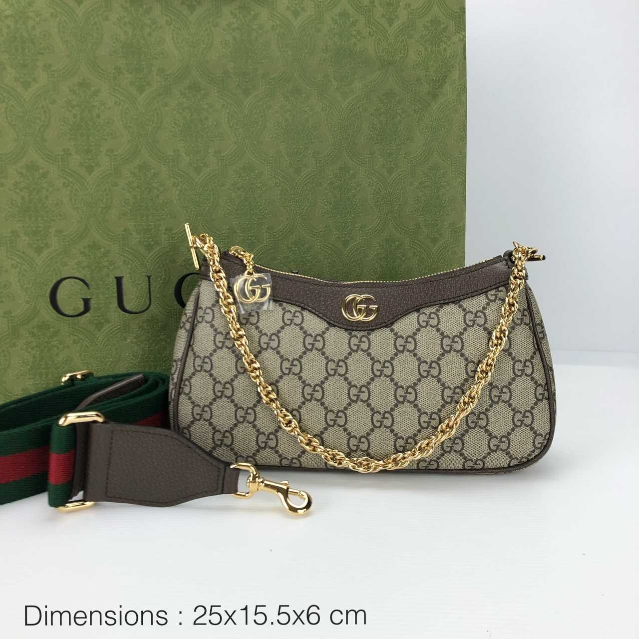 Gucci Ophidia small handbag​ มีสายสะพายยาว