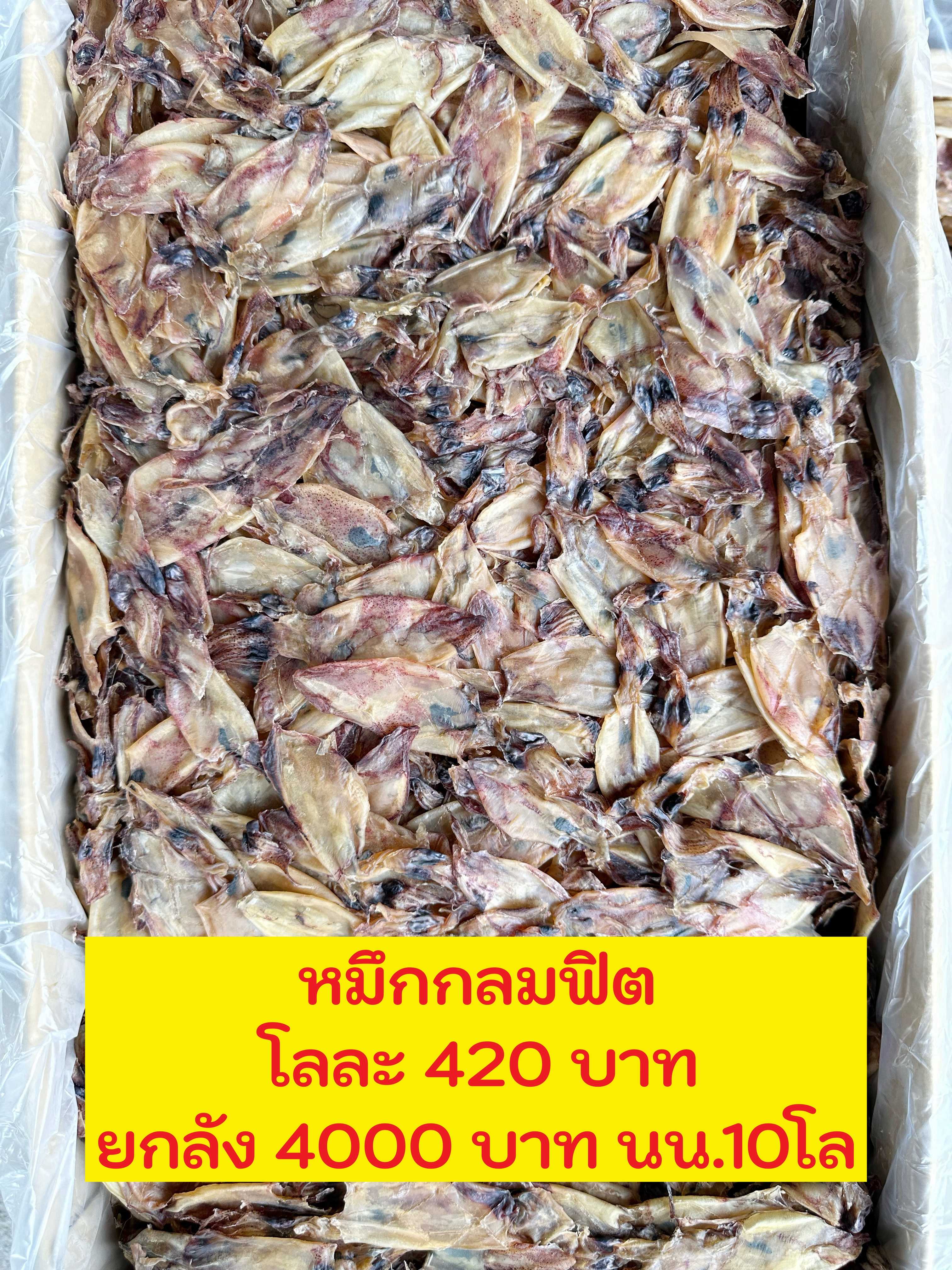 หมึกกลมอวน  5 kg. โลละ  420