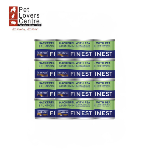 อาหารเปียกสุนัข FISH 4 DOGS เกรดพรีเมี่ยม ขนาด 85 กรัม X12 กระป๋อง
