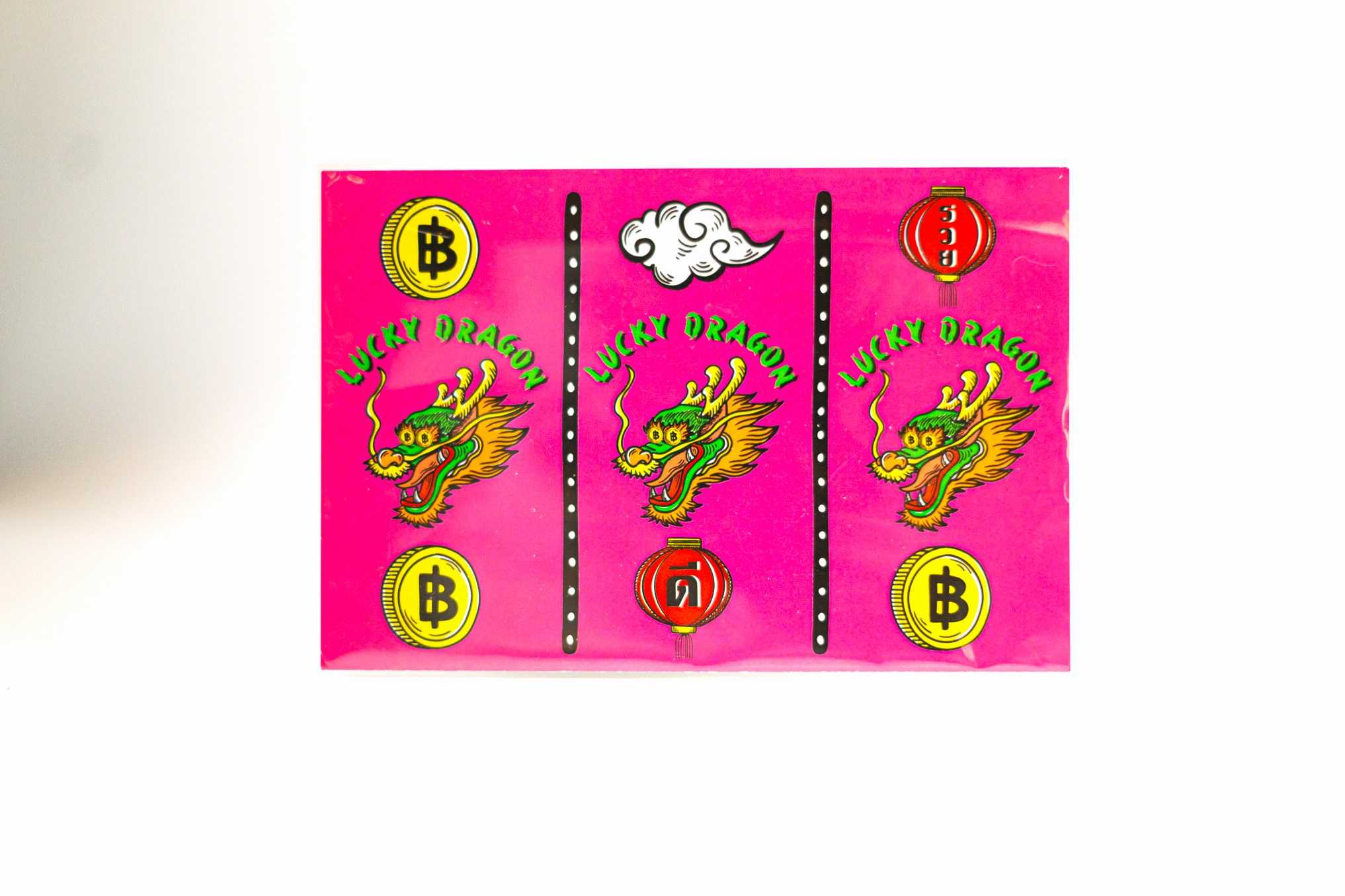 Dragon Pink Postcard (สีชมพู) 350 gram