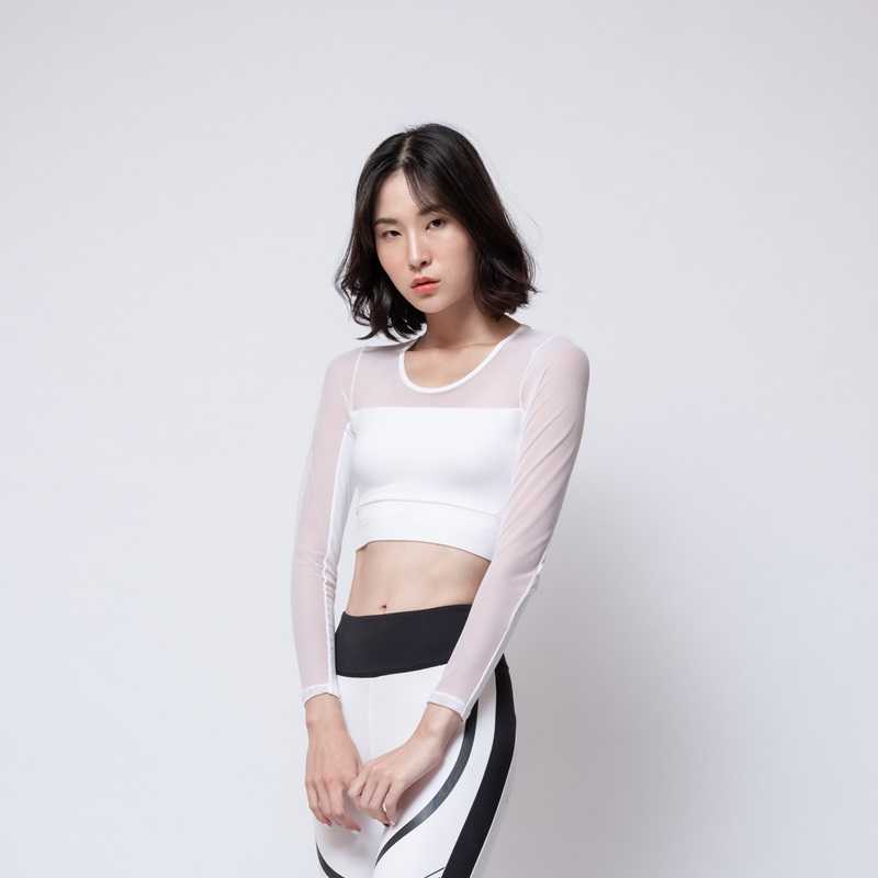 GIRLY LONG SLEEVE CROP