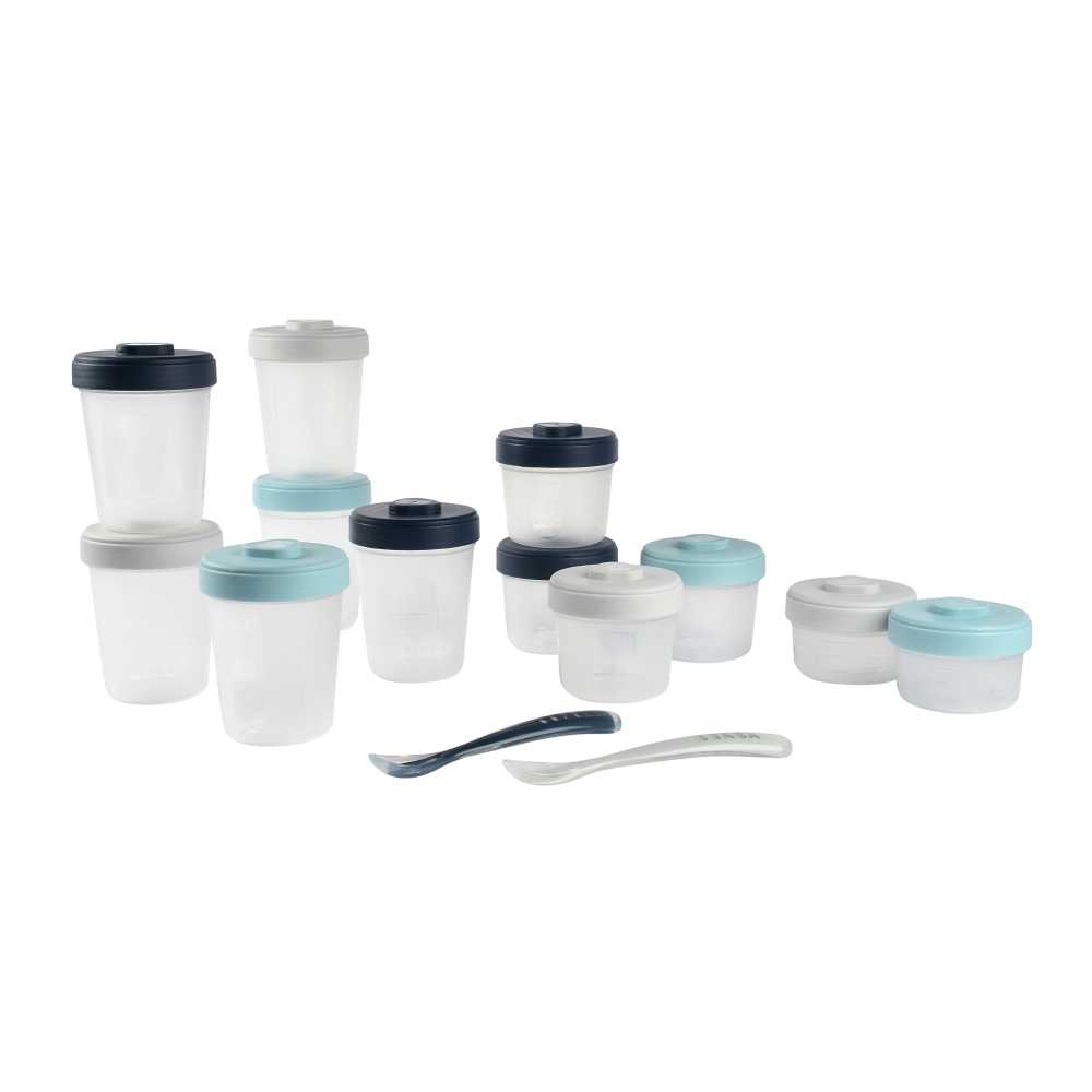 BEABA ชุดกระปุกพร้อมช้อน Expert Meal & Food Storage Pack - Jungle