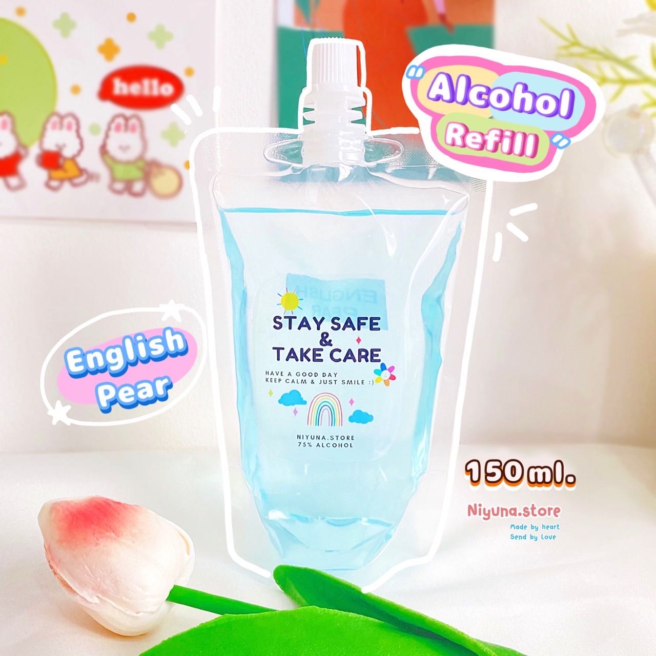 แอลกอฮอล์สเปรย์ Refill แบบน้ำ กลิ่น English pear ขนาด 150 ml