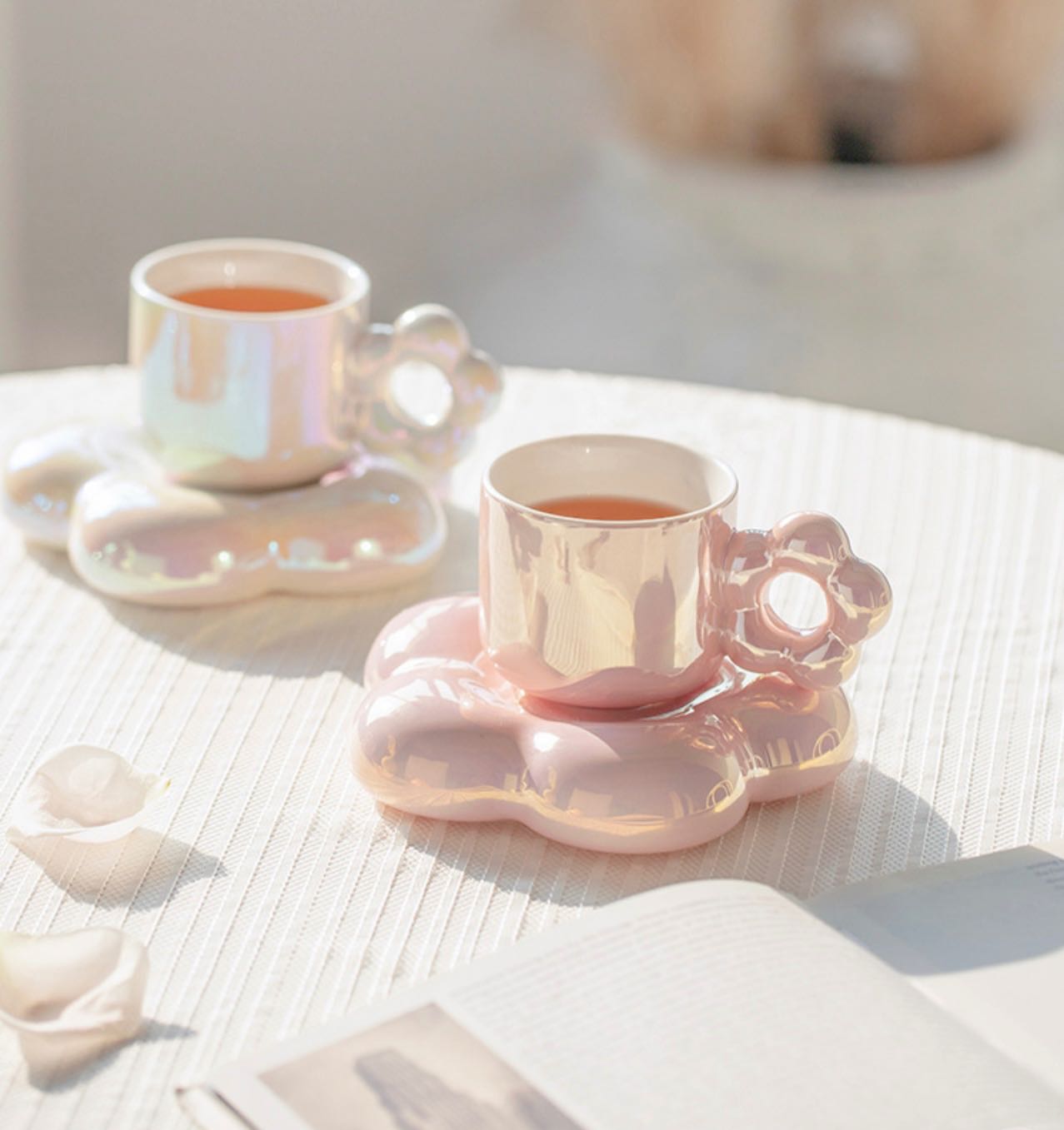  ชุดกาแฟ Flower pearl 🌸🪄☕️Twinnies Decor