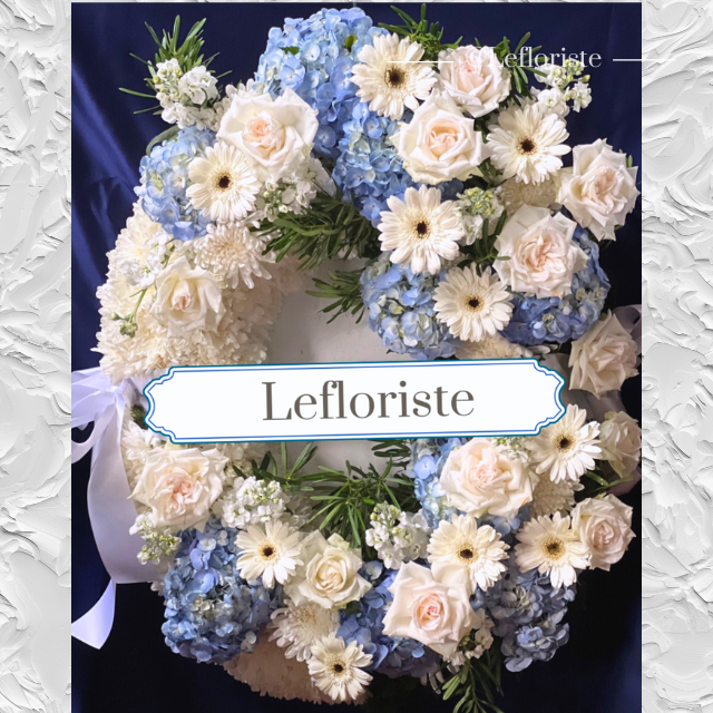 พวงหรีดดอกไม้สด Elegant Tribute 67
