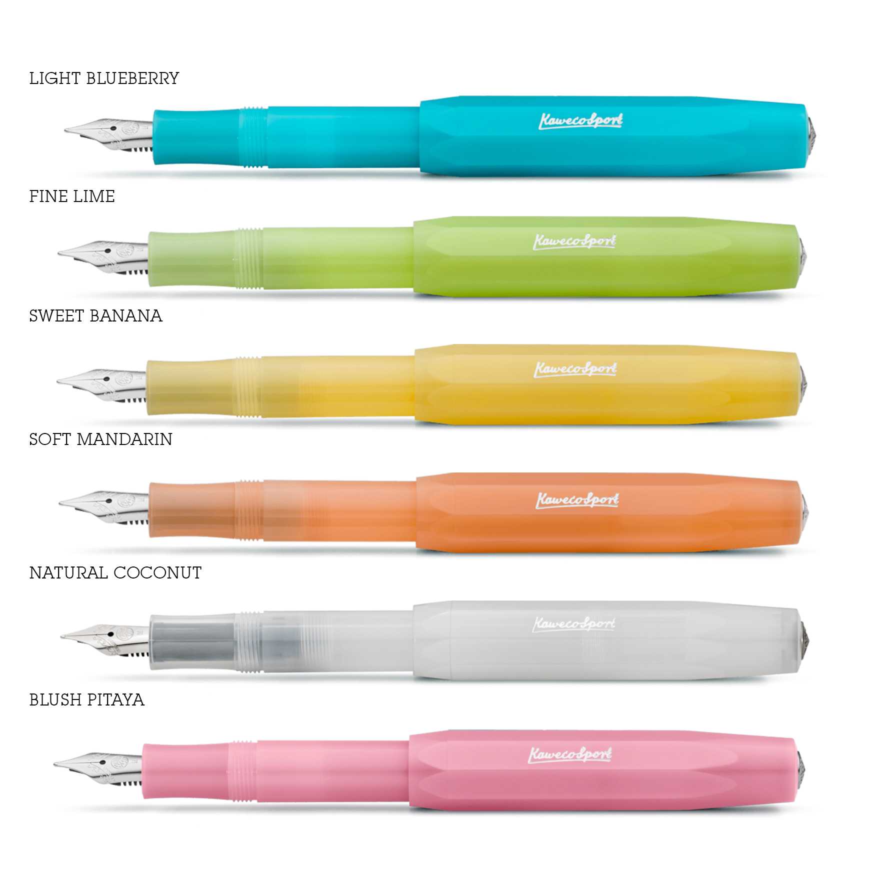 Kaweco Frosted Sport Fountain Pen ปากกาคาเวโก้หมึกซึม รุ่น Frosted Sport