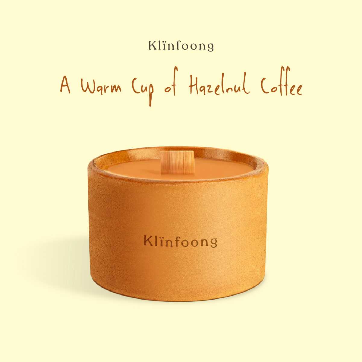 A Warm Cup of Hazelnut Coffee Candle (120G)