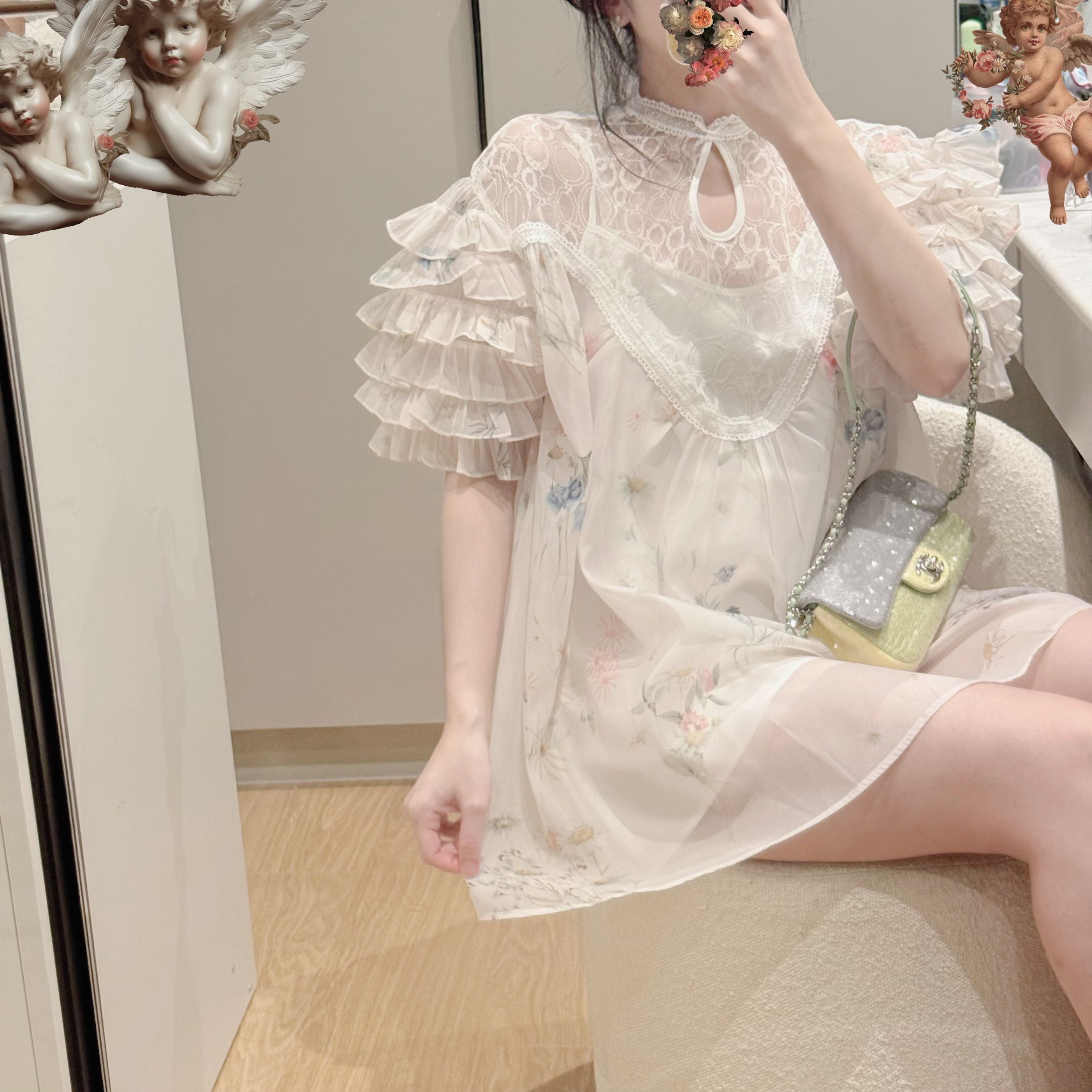 Peony Melody dress set 