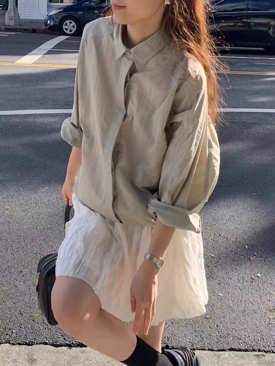 OUCE  ป้าย MADE IN KOREA🇰🇷  Minimal Sun Jacket   (Pre-order 15 day)