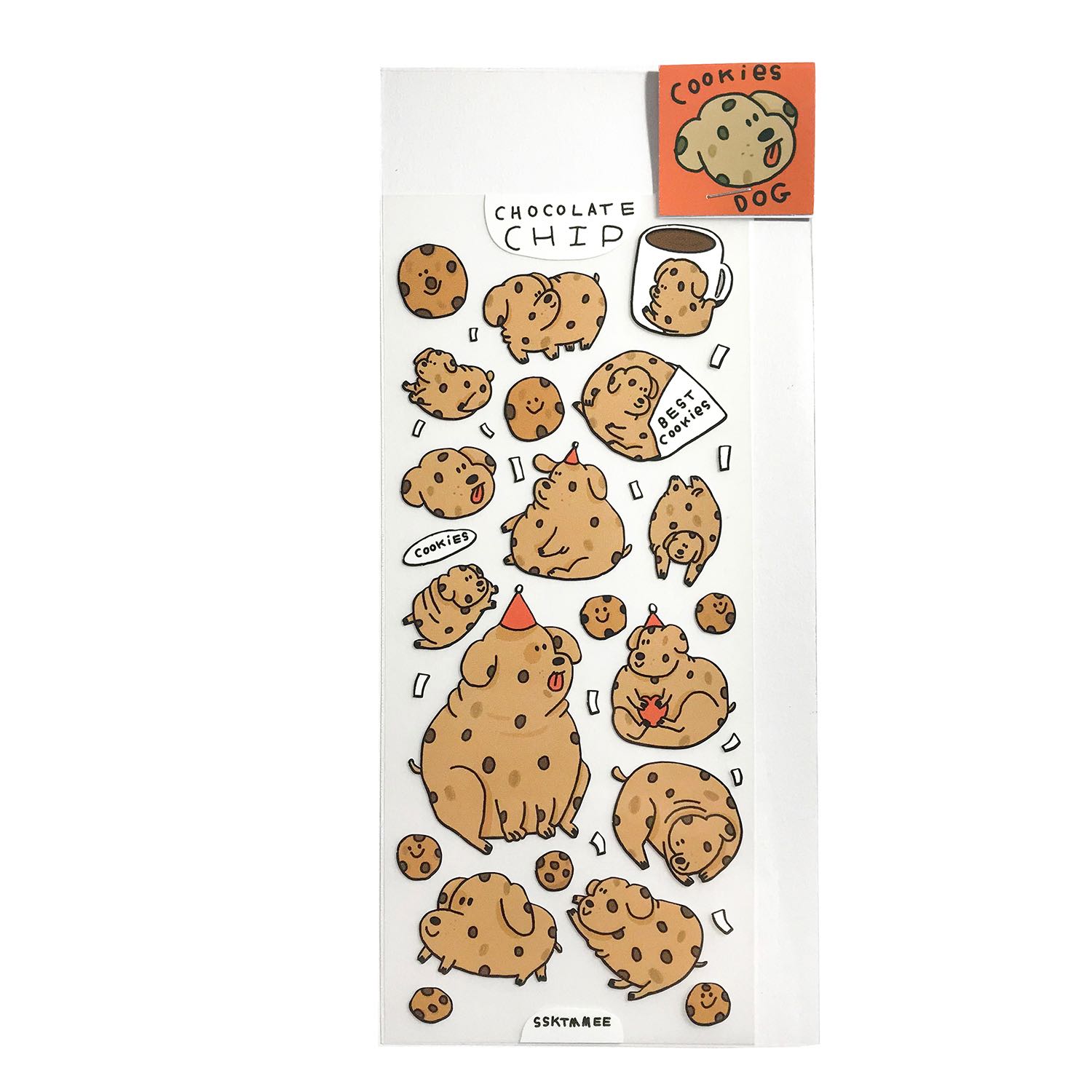 UV sticker - cookies dog