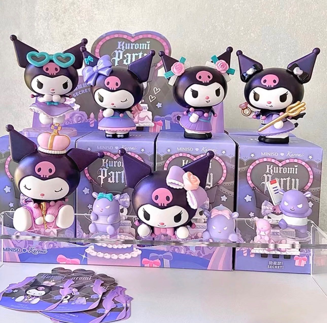 /พร้อมส่ง/ SANRIO KUROMI PARTY กล่องสุ่ม