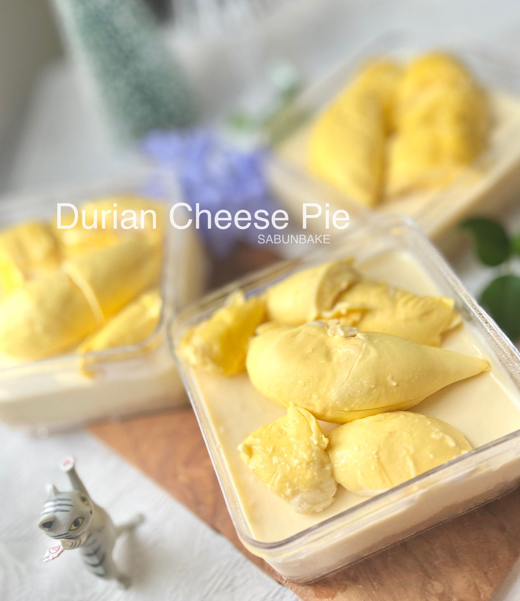 Durian Cheese pie   (ตจว.ส่งทุกวันพุธ,กทม.-ปริมณฑลส่งทุก ศุกร์ และเสาร์) 