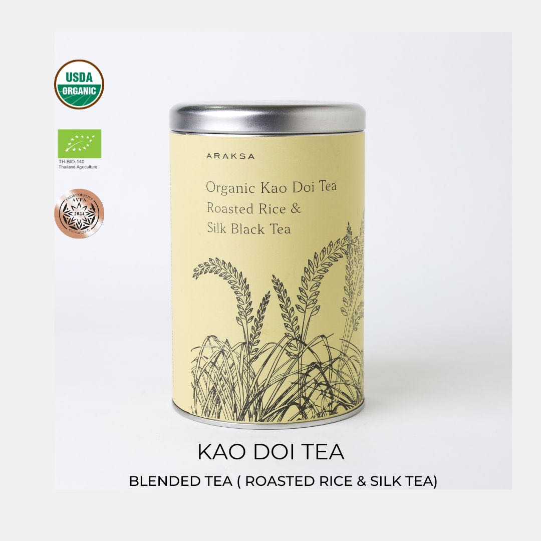 ชาข้าวดอย - Kao Doi Tea (Roasted Rice & Silk Tea)