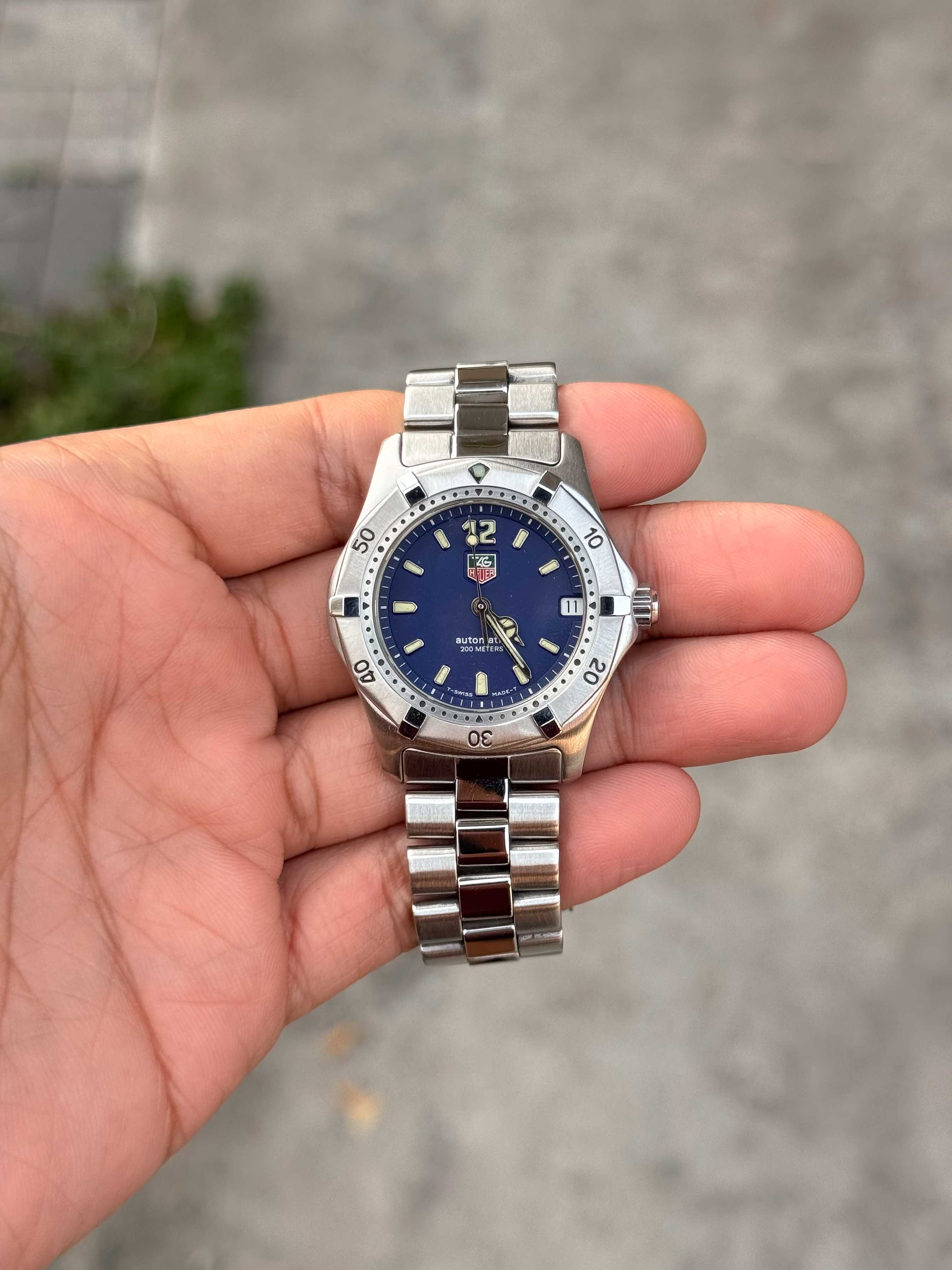 Tag Heuer New2000 Boy Size Automatic หน้าน้ำเงิน