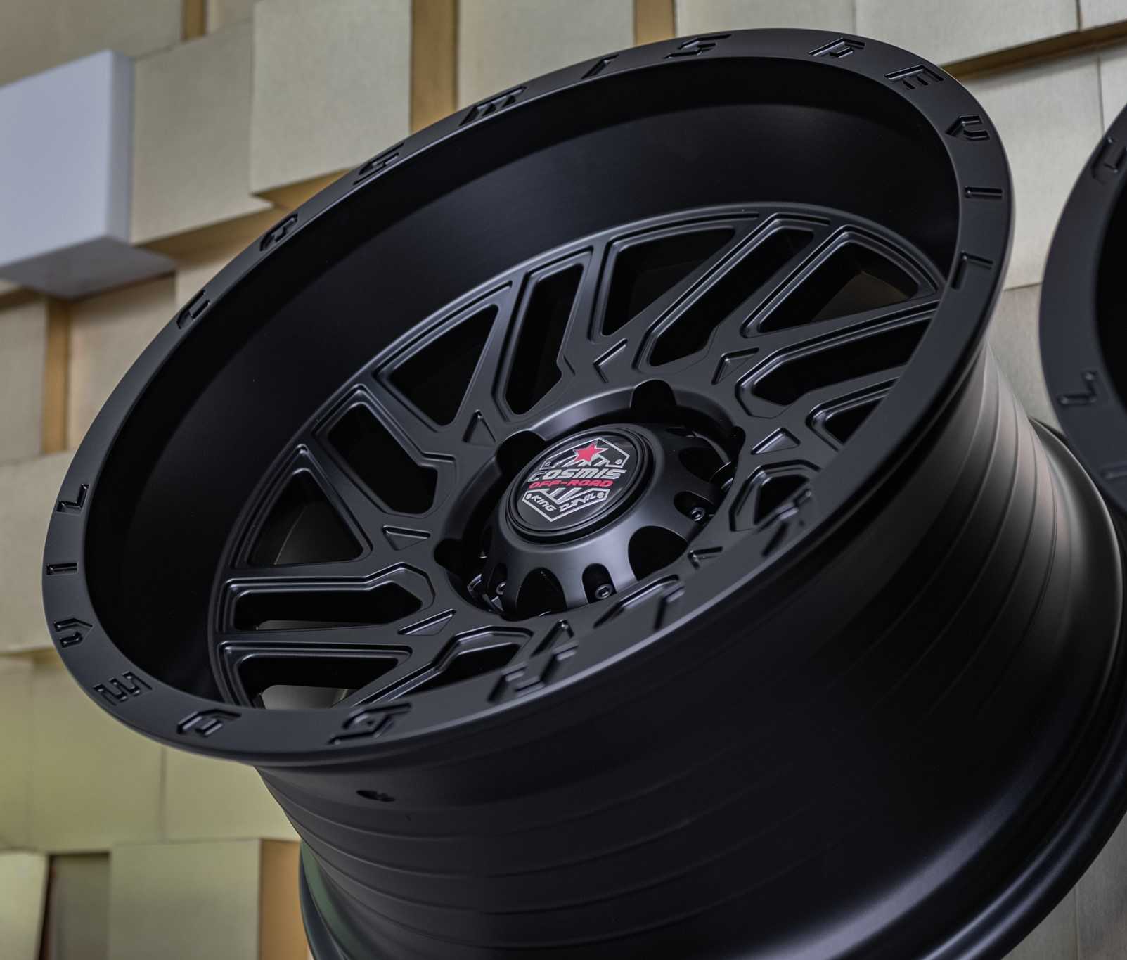 แม็กซ์ KING-DEVIL 18X9.5 6X139.7 ET-15 CB.106.1 MATTBLACK (สีดำด้านทั้งวง)Custom