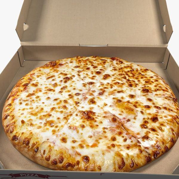Mega Cheese Pizza (14 inch) fluffy pizza (หนานุ่ม)