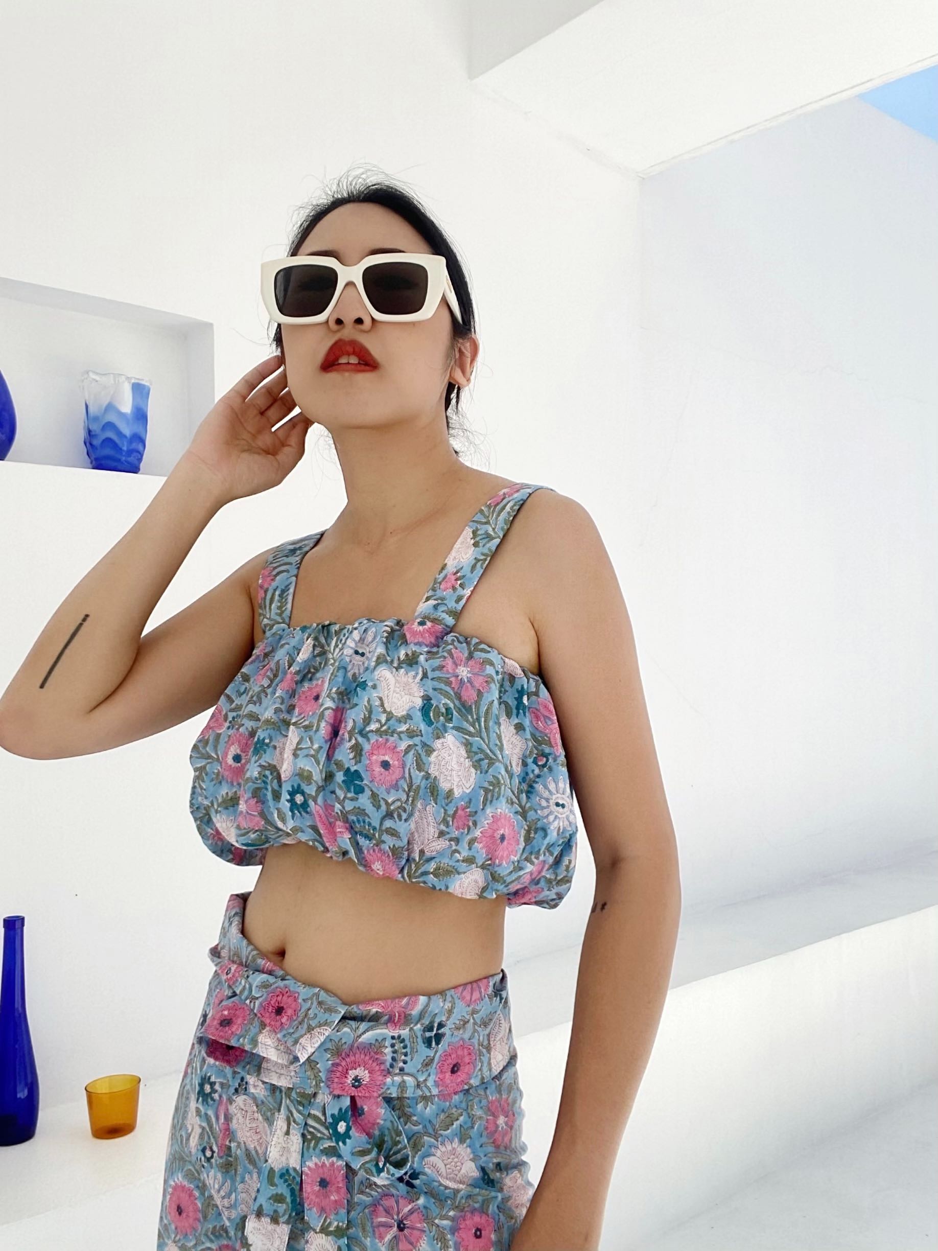 Balloon Crop Top