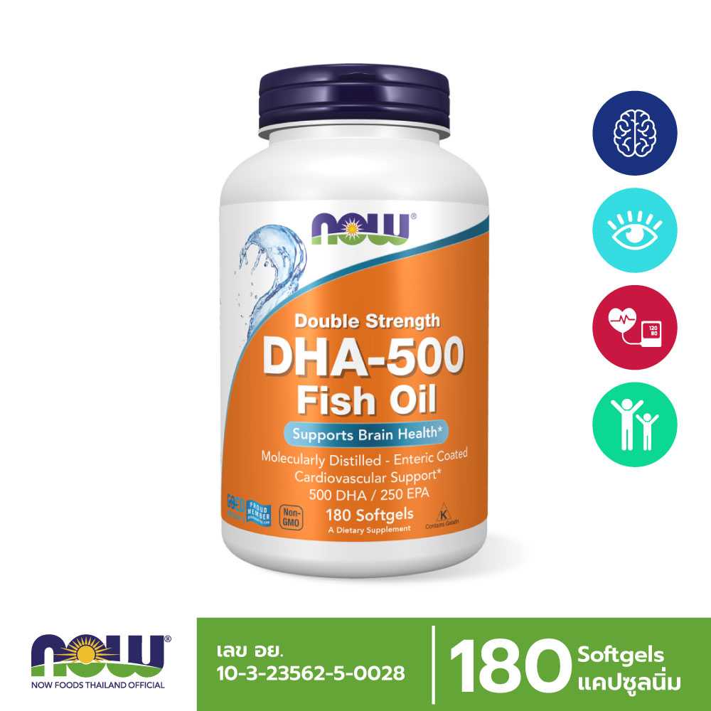 Fish Oil DHA-500 / EPA250 180 Softgels