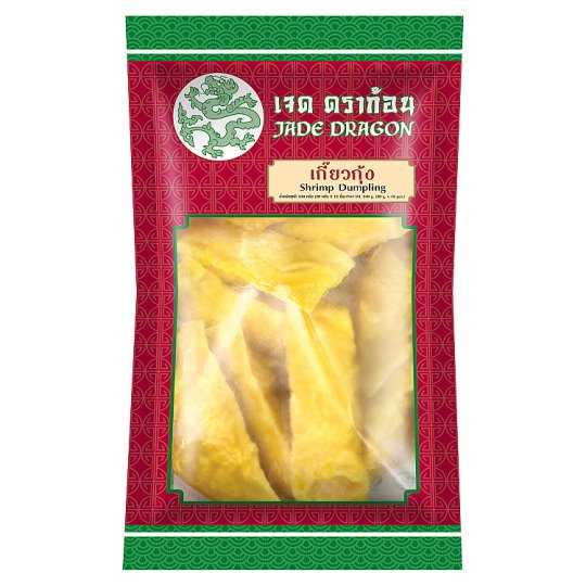 อาหารแช่แข็ง - เจด ดราก้อน เกี๊ยวกุ้ง 20กรัม x 12 ชิ้น (แพ็คละ)