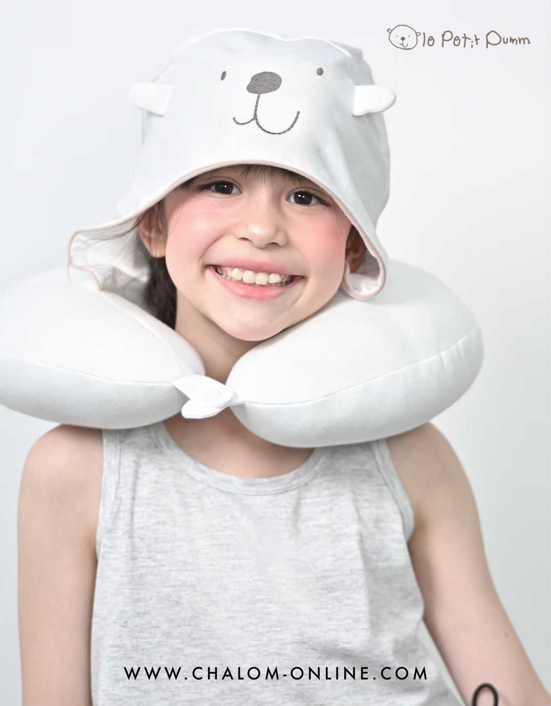 LS PJ 355 WD หมอนรองคอ Le Petit Pumm พร้อมฮู้ดดี้