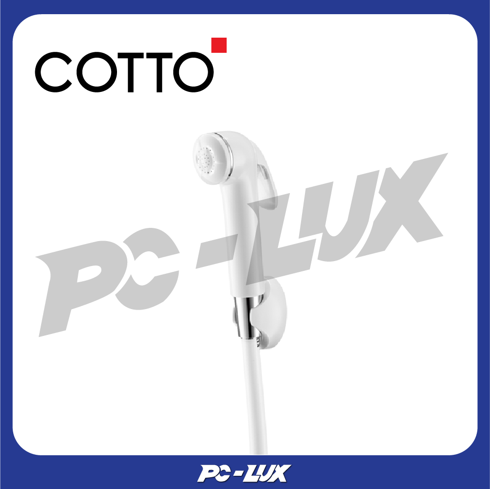 COTTO ชุดสายฉีดชำระ (Anti-Bacteria) สีขาว รุ่น CT992NHNK#WH(HM)