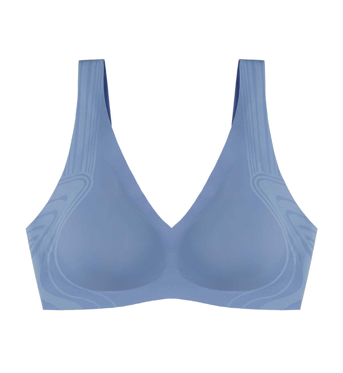 NEW sloggi 10223258 sloggi ZERO Feel N Top 2.0 01 AX 6315 เสื้อชั้นในไม่มีโครง สีฟ้า