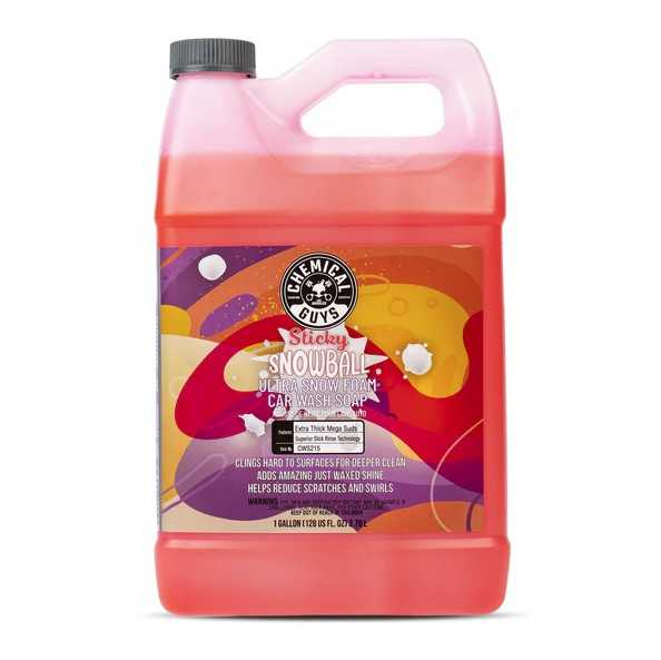 Sticky Snowball Ultra Snow Foam Car Wash I Chemical Guys I Gallon 128 oz.