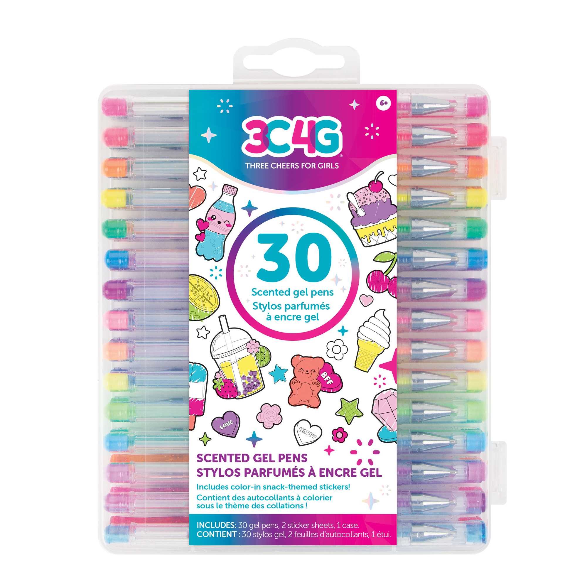 MIR12057 - 30 Scented Gel Pens เซ็ตปากกาเจลสี 30 แท่ง แบบมีกลิ่น