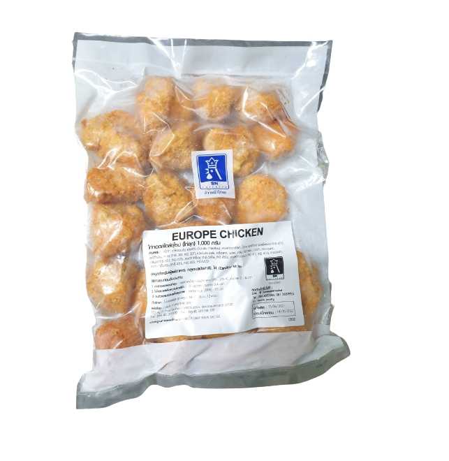 A10. Europe chicken ไก่ทอดยุโรป 1000 กรัม (ไก่แช่แข็ง)