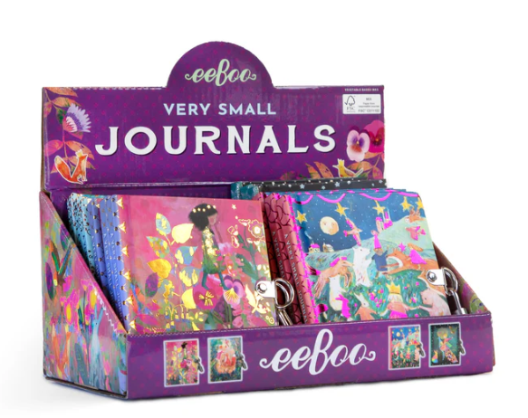 eeBoo Mini Claire Journal ชุดรวมสมุดจดไดอะรี่ขนาดเล็ก ลายแคลร์ คละแบบ
